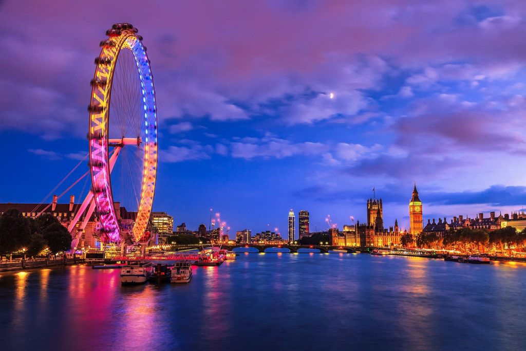 London Eye, das größte Riesenrad Europas, eine der Sehenswürdigkeiten Londons, die man erleben muss. Foto fenlio / Deposit